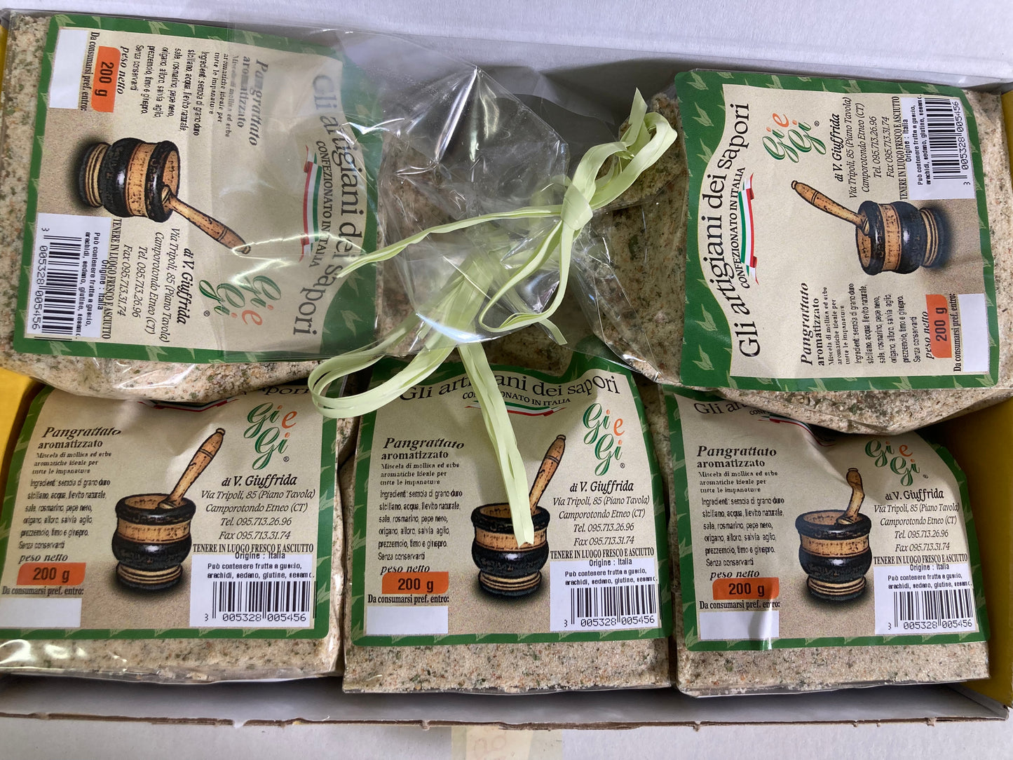 Box Pangrattato aromatizzato